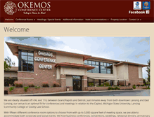 Tablet Screenshot of okemosconferencecenter.com